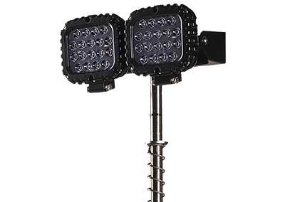 LED Outdoor Work Light with Up-Down Angle Adjustment Feature